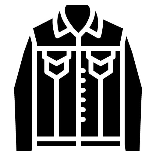 Denim Jacket Glyph Icon