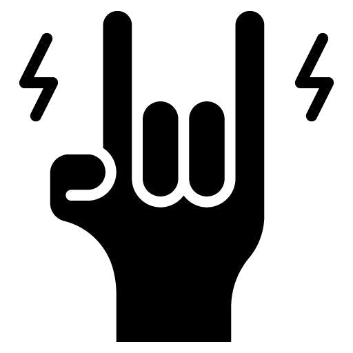 Punk Rock Glyph Icon
