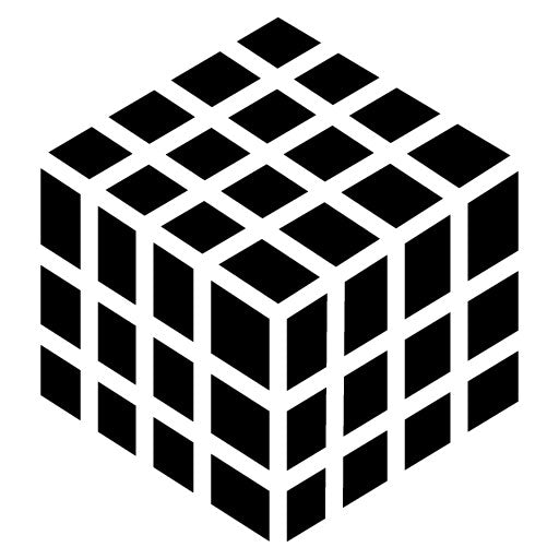 Rubiks Cube Glyph Icon