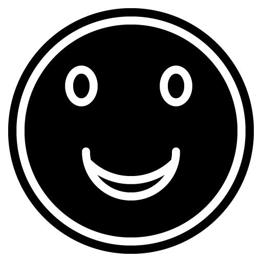 Smiley Face Glyph Icon