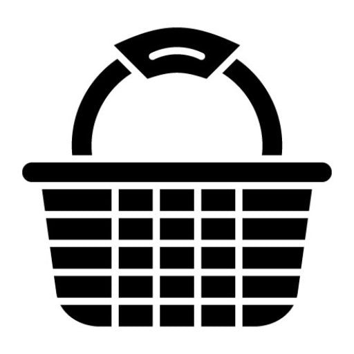 Basket Glyph Icon | Ecological Products