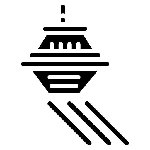 Space Invaders Glyph Icon