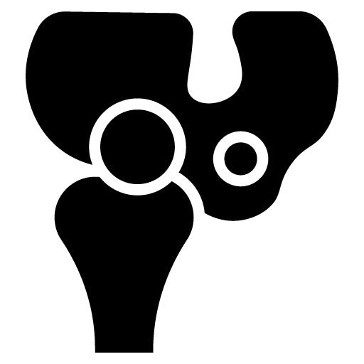 Hip Replacement Glyph Icon