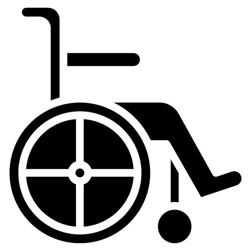 Wheelchair Glyph Icon | Orthopedics