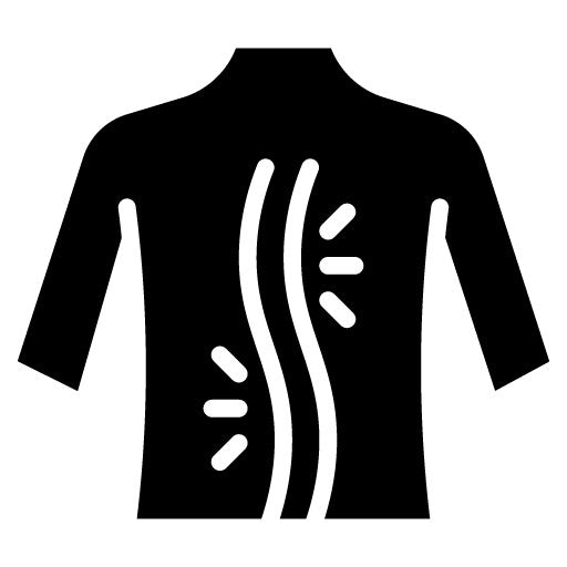 Scoliosis Glyph Icon