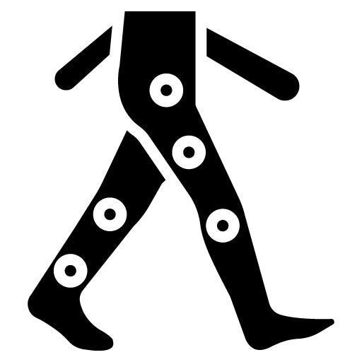 Gait Analysis Glyph Icon