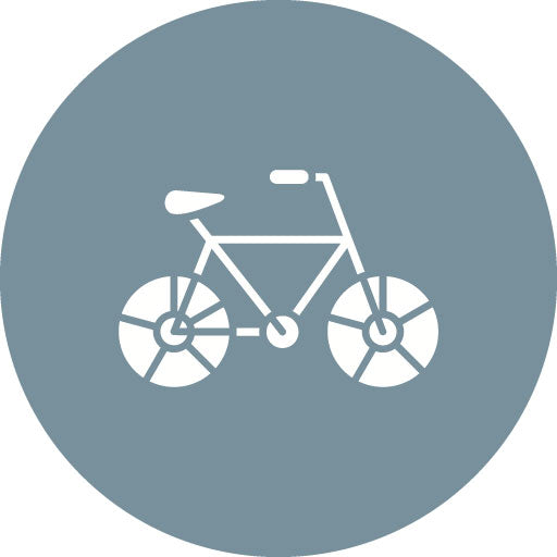 Bicycle Glyph Circle Icon