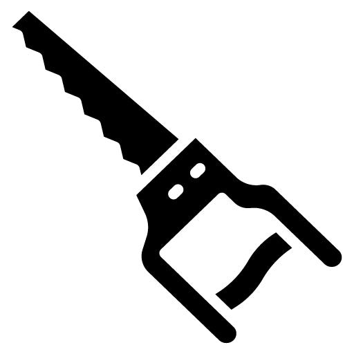 Bone Saw Glyph Icon