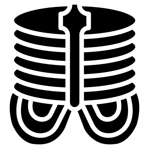 Rib Cage Glyph Icon | Orthopedics