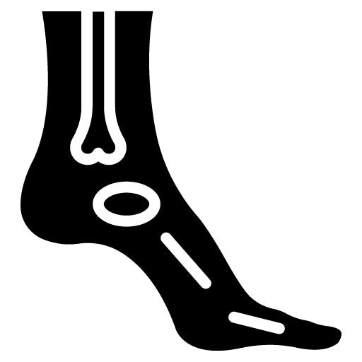 Foot and Ankle Glyph Icon