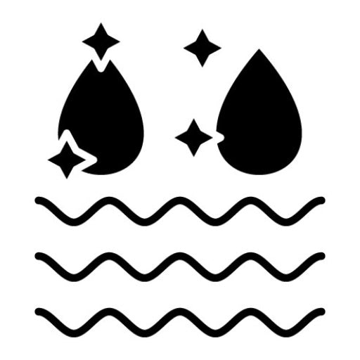 Clean Water Glyph Icon