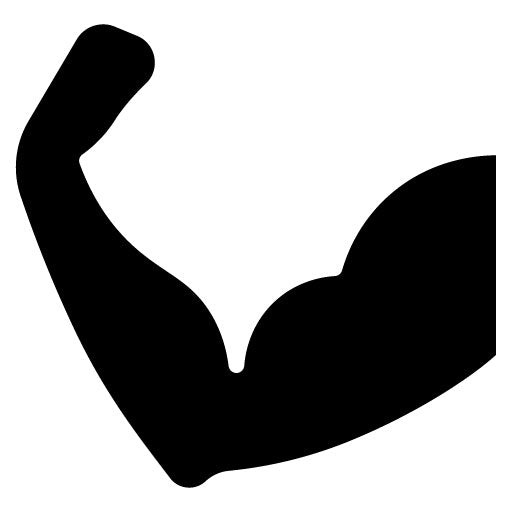 Hyperextension Glyph Icon