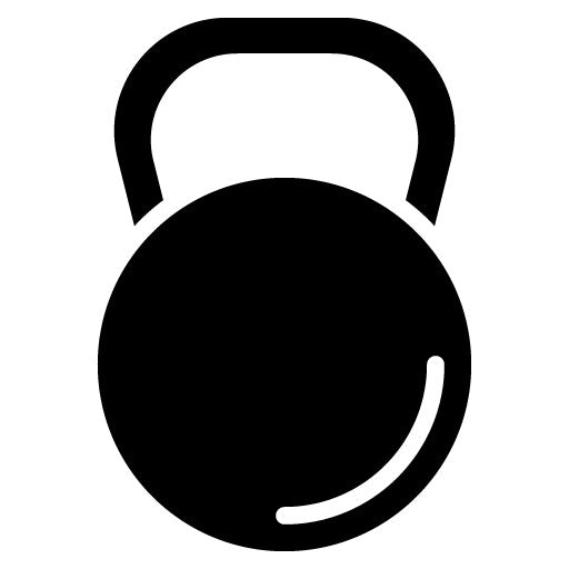 Kettlebell Glyph Icon | Weightlifting