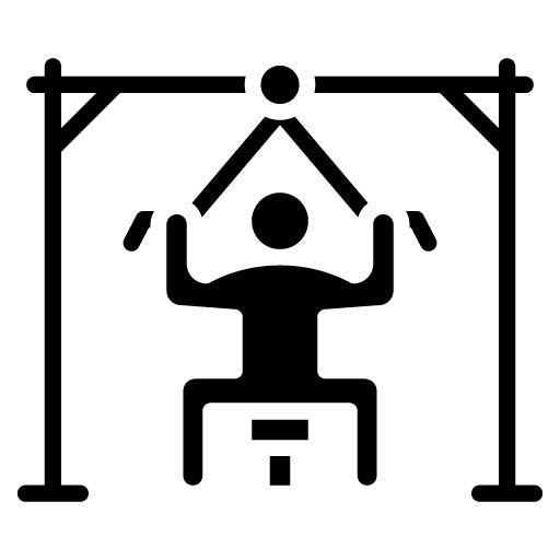 Lat Pulldown Glyph Icon