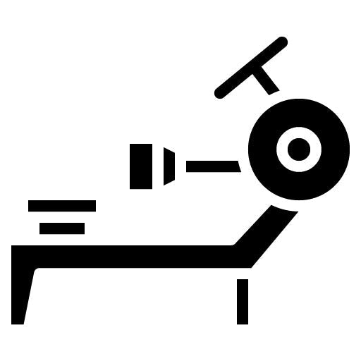 Rowing Machine Glyph Icon