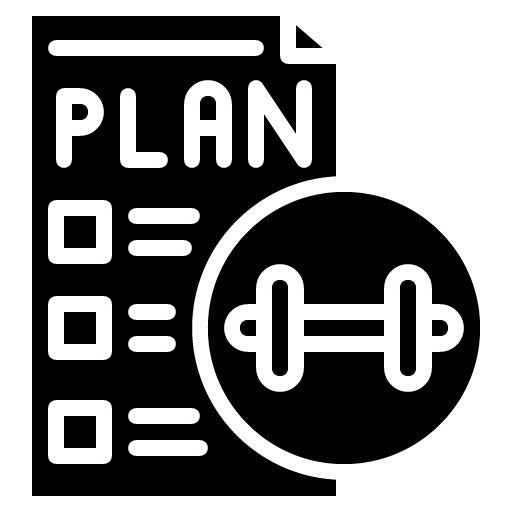 Training Plan Glyph Icon