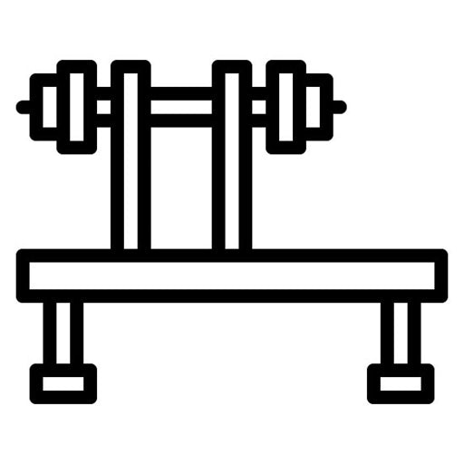 Weight Bench Icon | Weightlifting