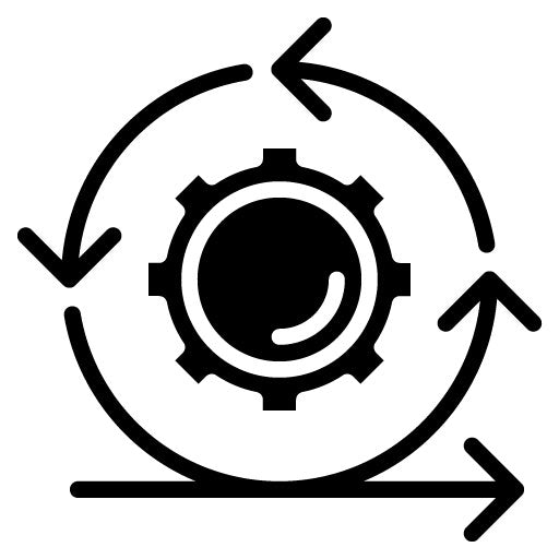 Agile Framework Glyph Icon | Scrum Development