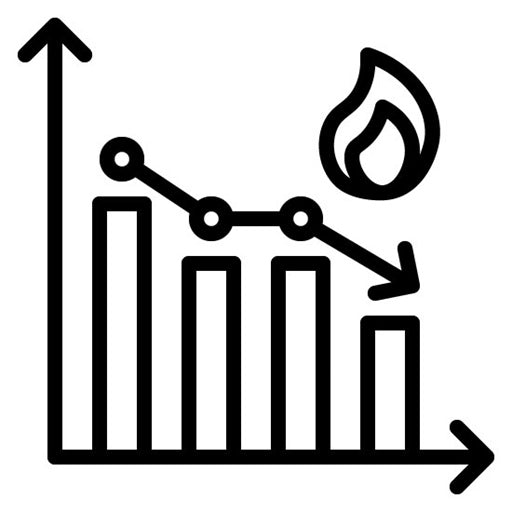 Burndown Chart Icon
