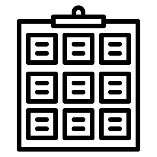 Scrum Board Icon