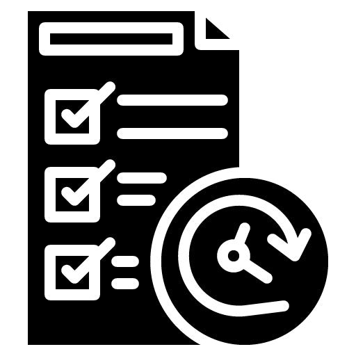 Sprint Backlog Glyph Icon | Scrum Development