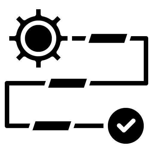 Workflow Glyph Icon | Scrum Development