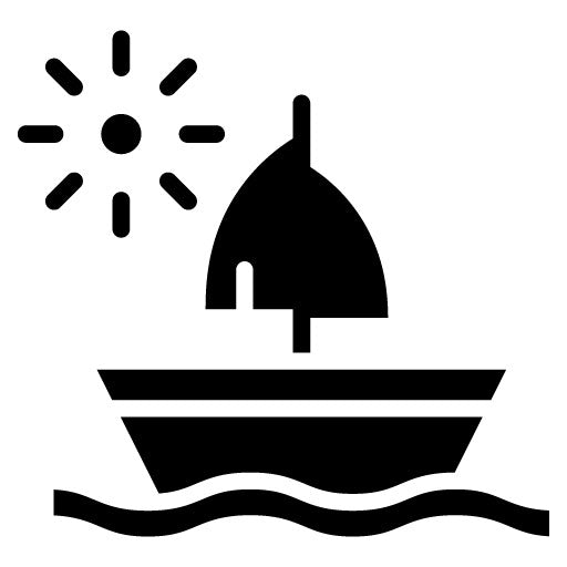 Boat Ride Glyph Icon