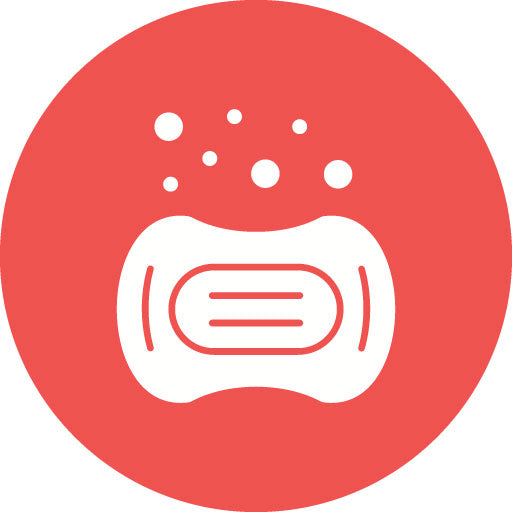 Soap Glyph Circle Icon