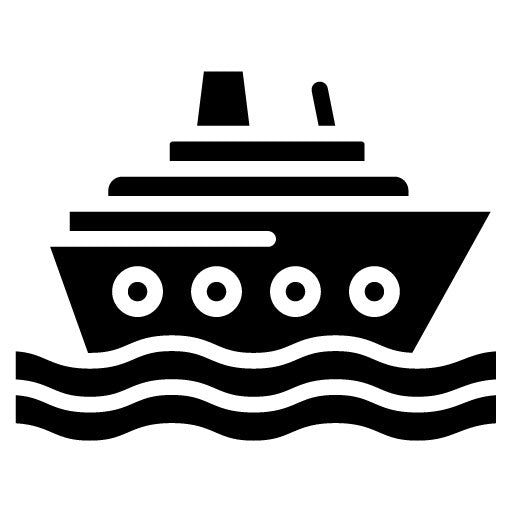 Cruise Ship Glyph Icon | Honeymoon
