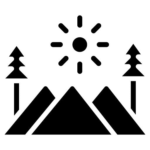 Mountain Glyph Icon | Honeymoon