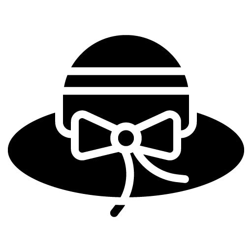 Sun Hat Glyph Icon | Honeymoon