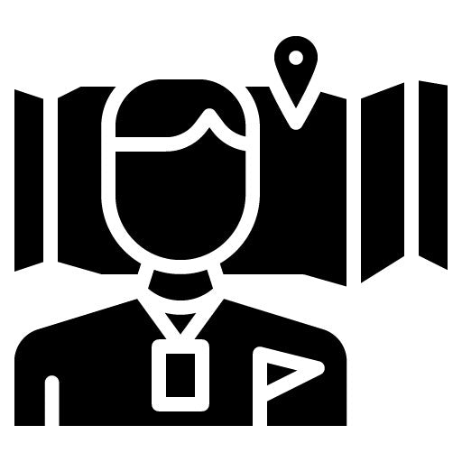 Travel Guide Glyph Icon