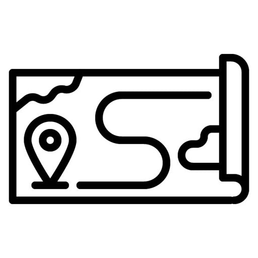 Travel Map Icon