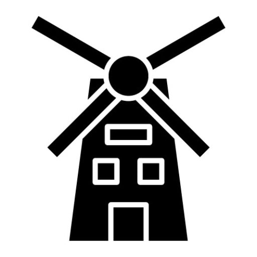 Wind Mill Glyph Icon