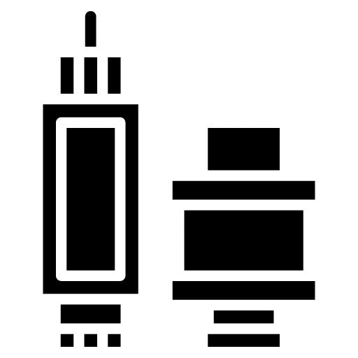 Vape Accessories Glyph Icon