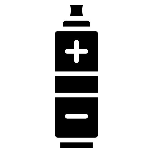 Vape Battery Glyph Icon
