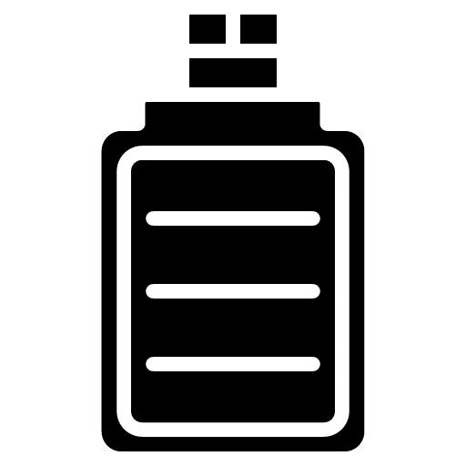Vape Charger Glyph Icon