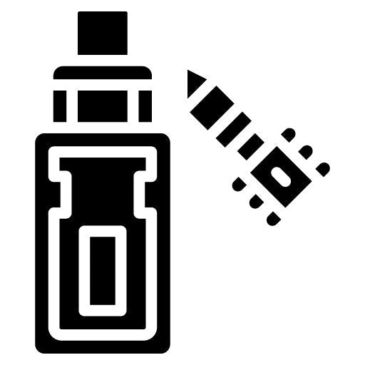 Vape Cleaning Glyph Icon