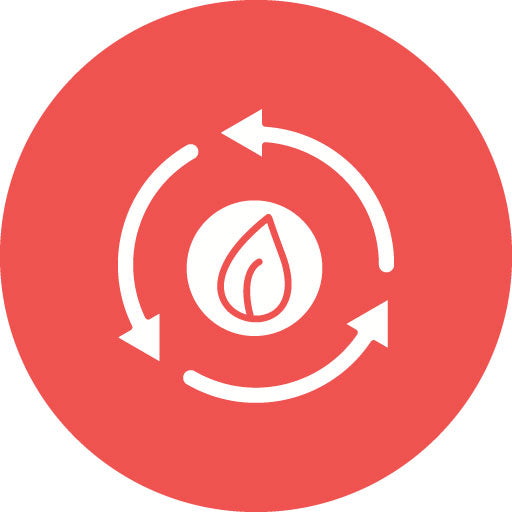 Eco Friendly Glyph Circle Icon