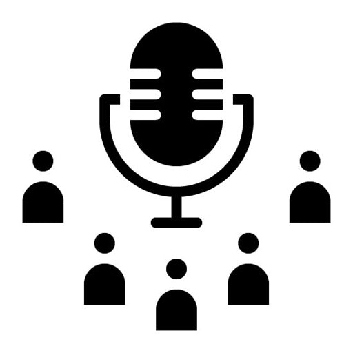 Podcast Community Glyph Icon