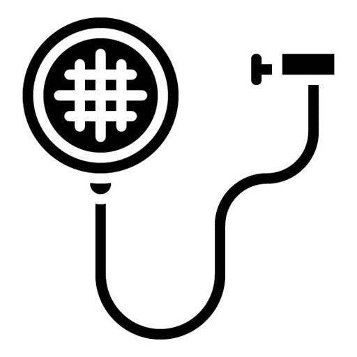 Pop Filter Glyph Icon