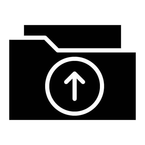 Upload Glyph Icon | Podcast