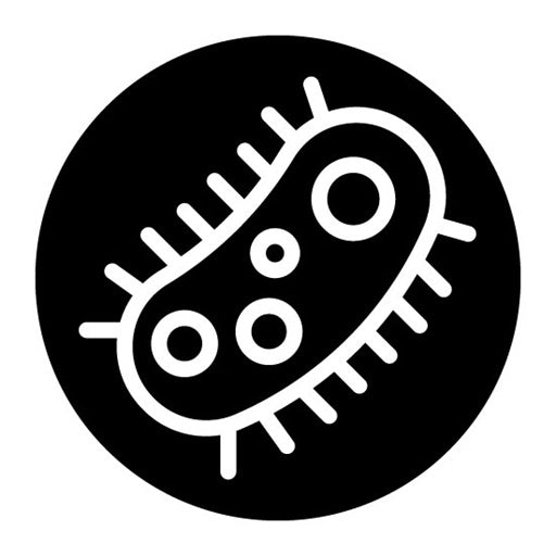 Bacteria Glyph Icon