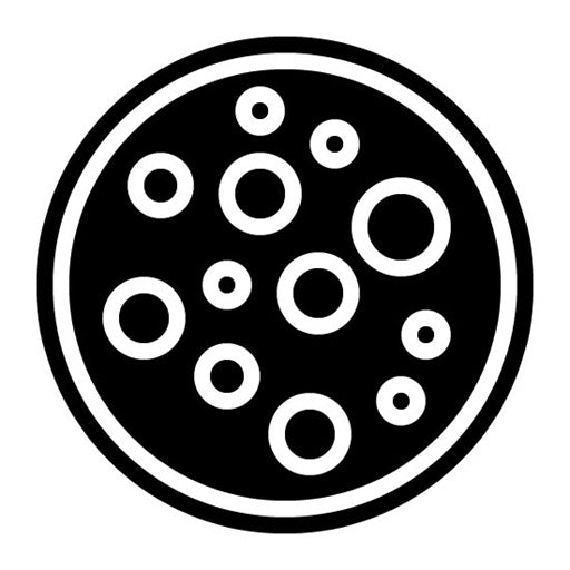 Petri Dish Glyph Icon