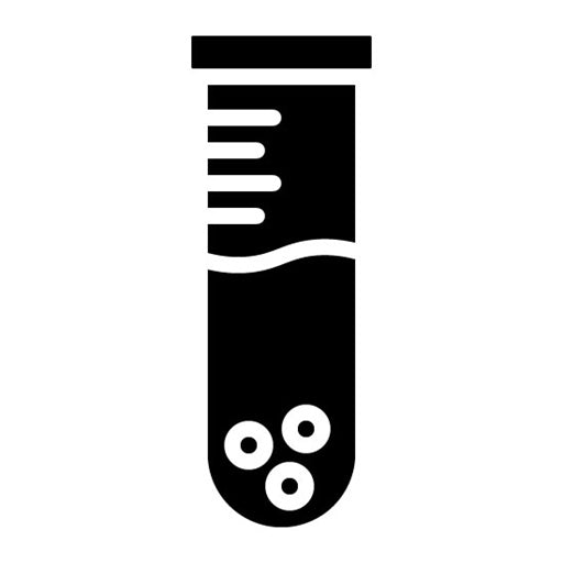 Test Tube Glyph Icon | Biotechnology