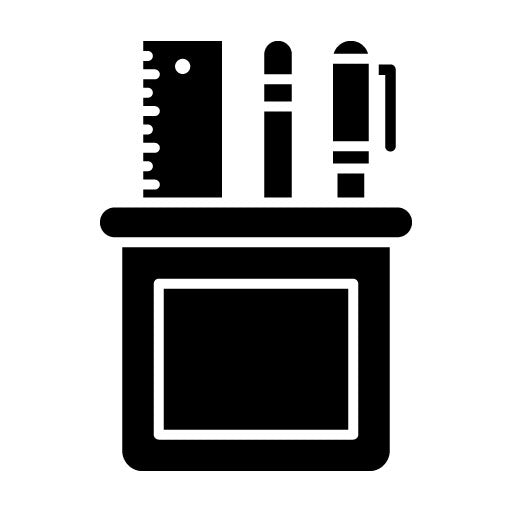 Box Glyph Icon | Office Stationery