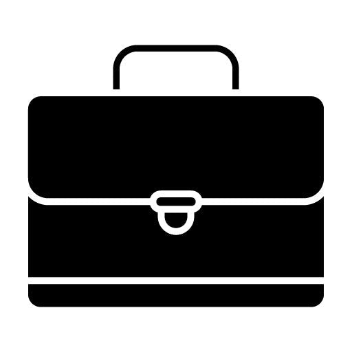 Briefcase Glyph Icon | Office Stationery