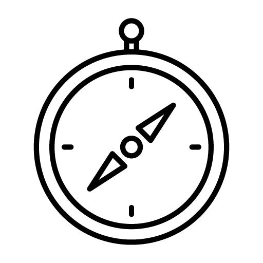 Compass Icon | Office Stationery