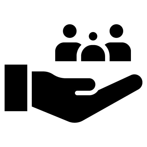 Family Bonding Glyph Icon