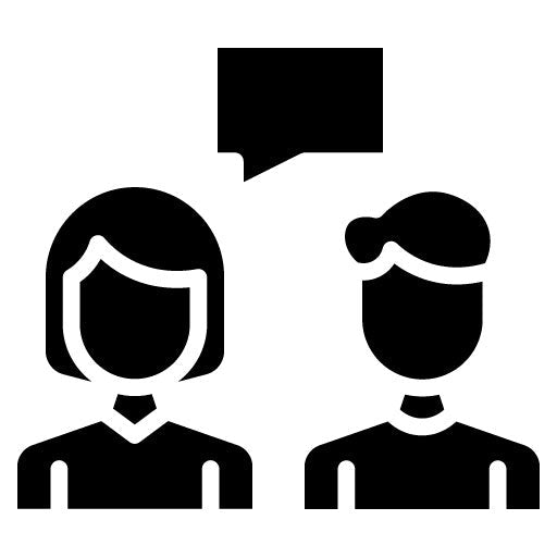 Family Communication Glyph Icon